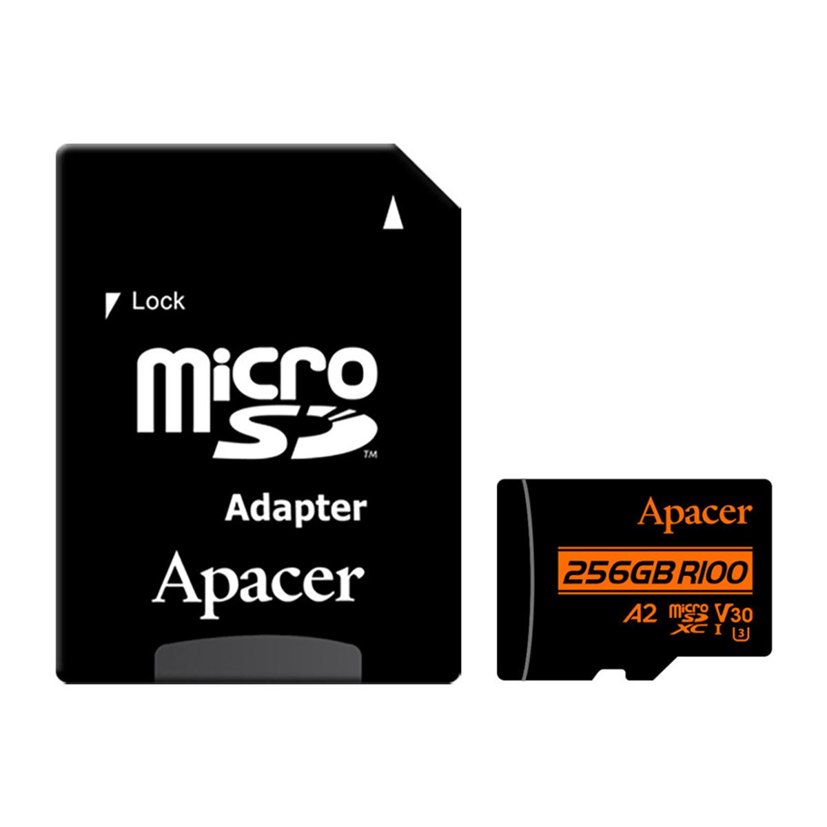 کارت حافظه microSDXC اپیسر مدل Rioo A2 V30 استاندارد UHS-I U3 ظرفیت 256 گیگابایت به همراه آداپتور SD کارت حافظه microSDXC اپیسر مدل Rioo A2 V30 استاندارد UHS-I U3 ظرفیت 256 گیگابایت به همراه آداپتور SD
