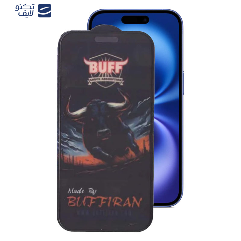 محافظ صفحه نمایش مات بوف مدل BullRun Matte Pro مناسب برای گوشی موبایل اپل iPhone 16/15 محافظ صفحه نمایش مات بوف مدل BullRun Matte Pro مناسب برای گوشی موبایل اپل iPhone 16/15