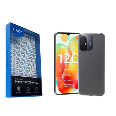 کاور گوشی شیائومی Redmi 12C اپیکوی مدل Transparent Clear
