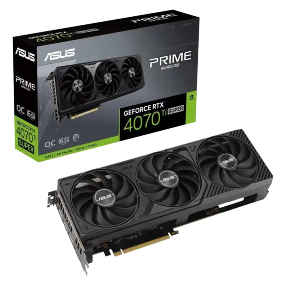 کارت گرافیک ایسوس مدل Prime GeForce RTX 4070 Ti SUPER OC Edition 16GB